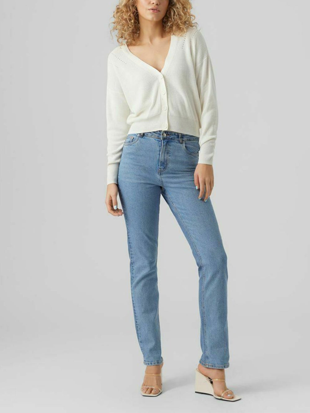 Cardigan Vero Moda da Donna - Bianco