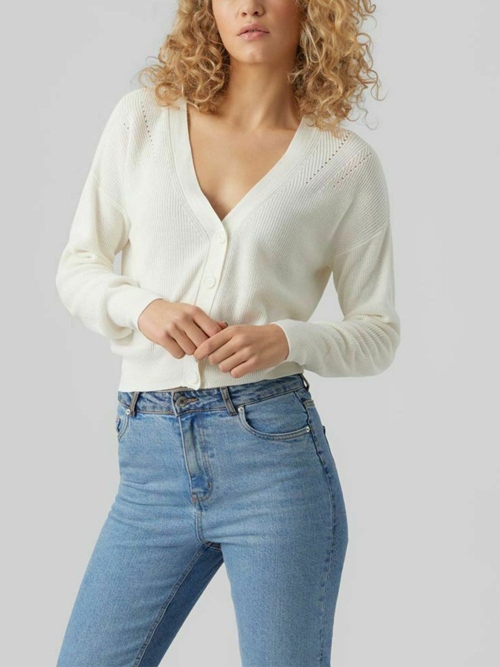 Cardigan Vero Moda da Donna - Bianco