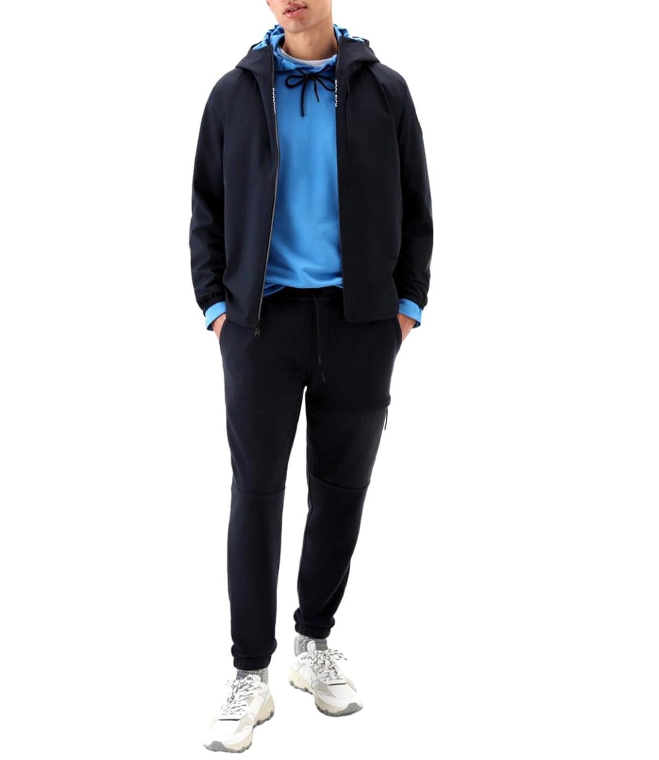 Woolrich Giubbotto corto Uomo Mod. CFWOOU0693 PACIFIC TWO 100 Black Nero