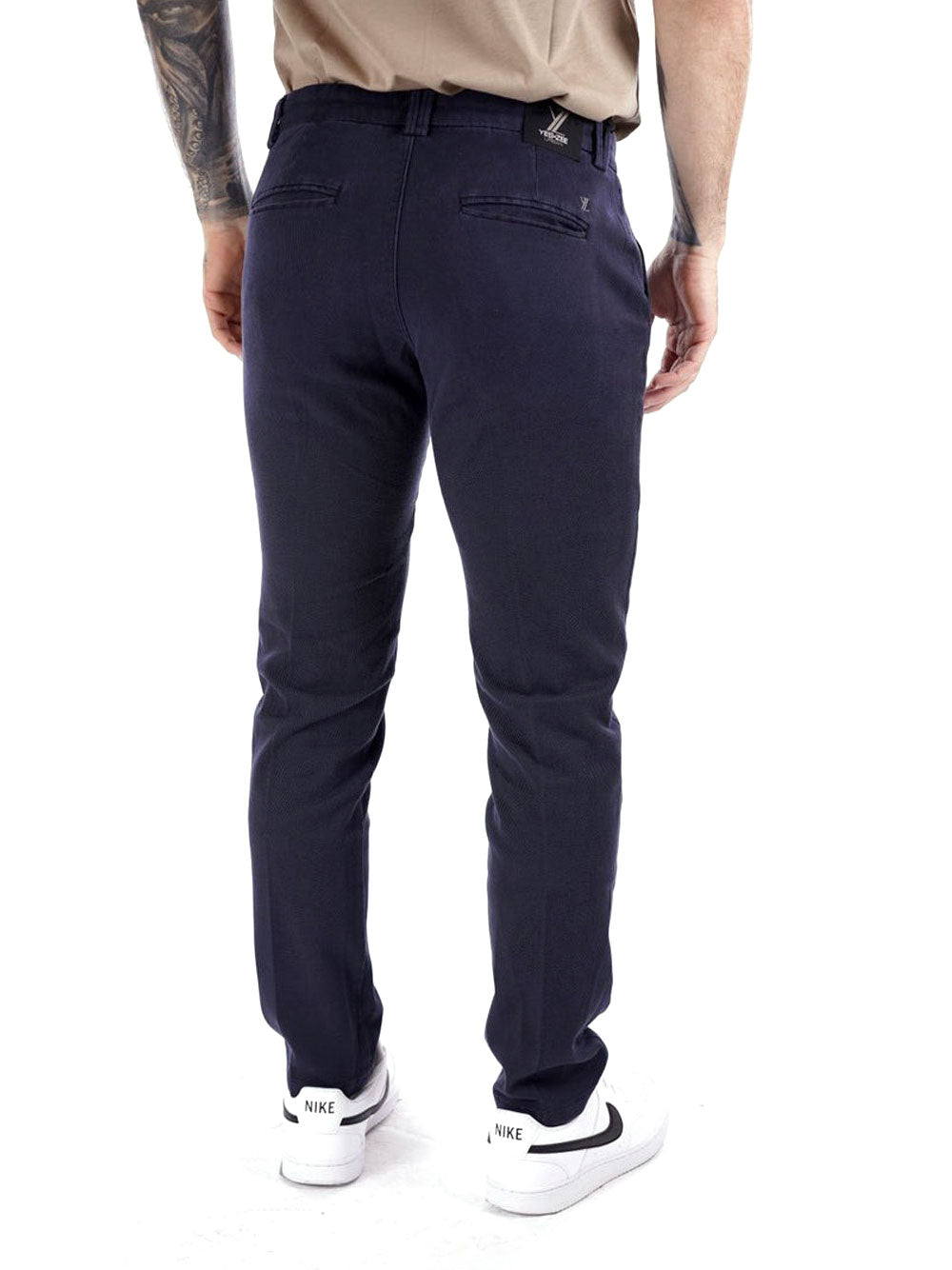 Pantalone Chino Yes Zee da Uomo - Blu