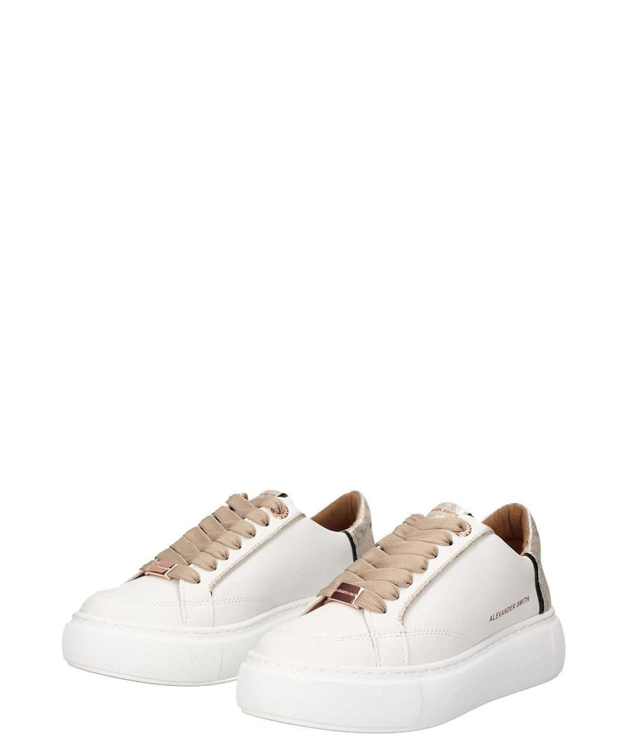 Alexander Smith Sneakers Eco-Greenwich Donna Mod. AEBAEGW-7699 WGD White Gold