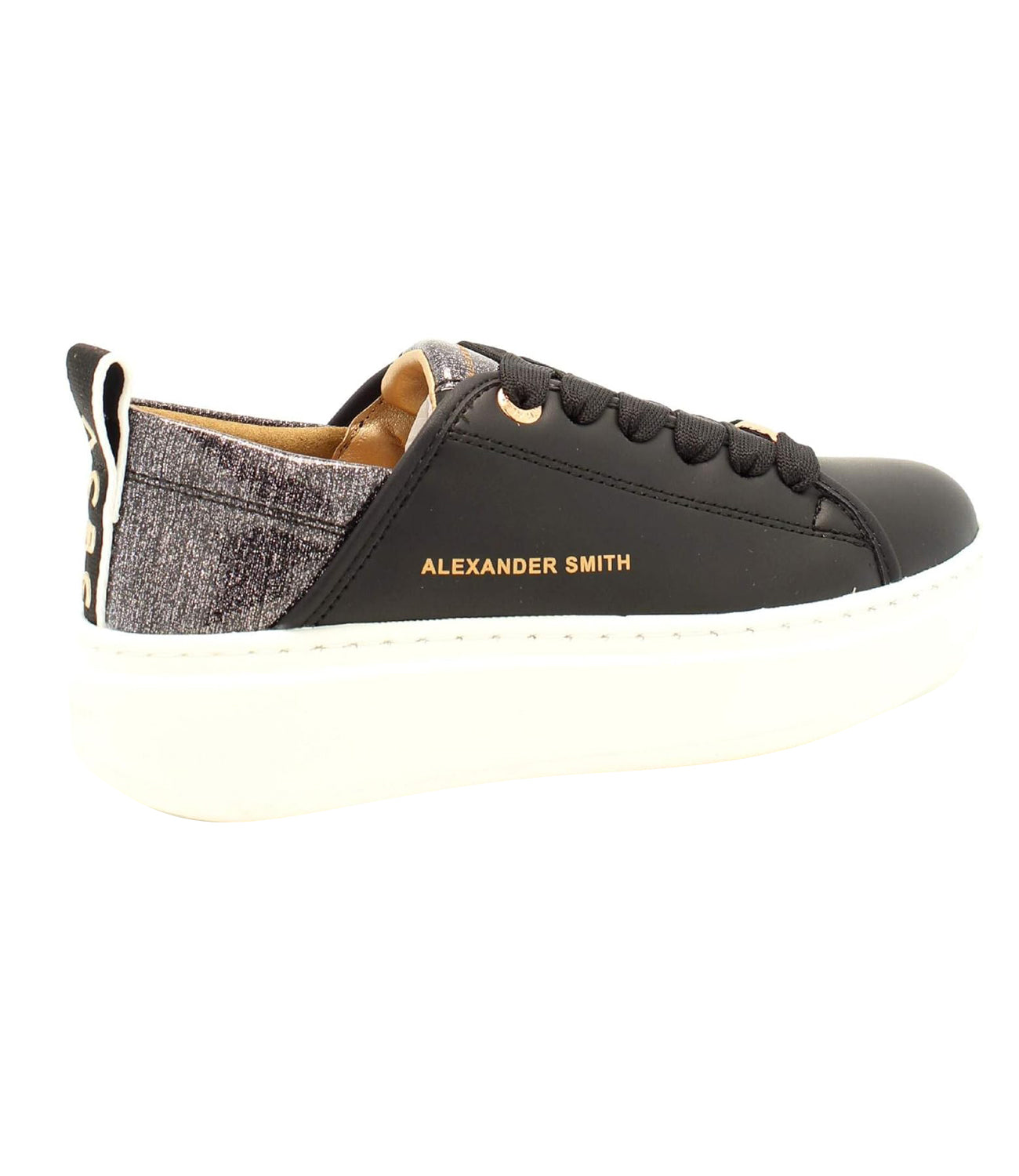 Alexander Smith Sneakers Eco-Wembley Donna Mod. AEBAEWW-6899 BLK BLACK Nero