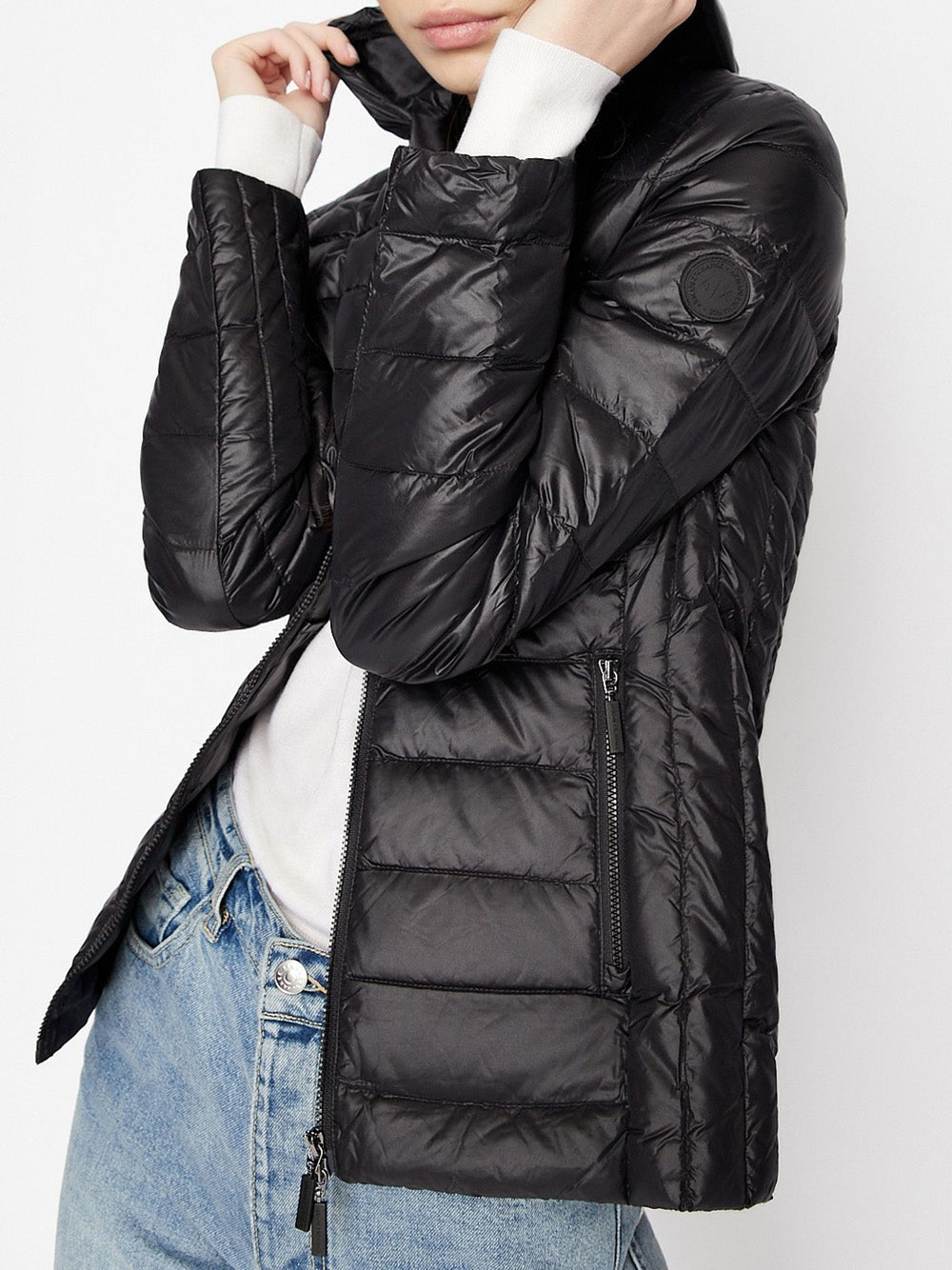 Piumino Armani Exchange da Donna - Nero