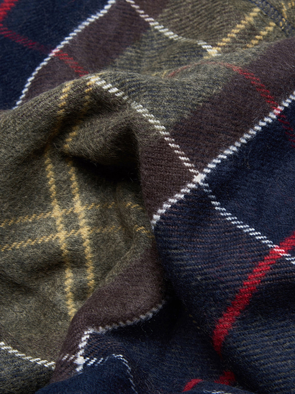 Scialle Barbour Staffin Tartan da Donna - Verde