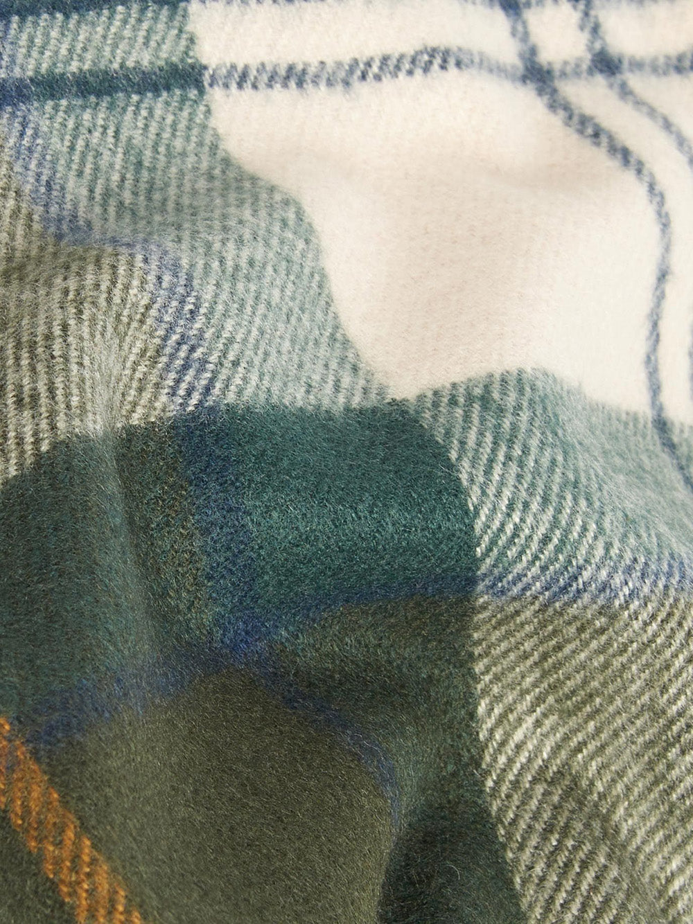 Sciarpa Barbour Stanway Tartan da Donna - Verde