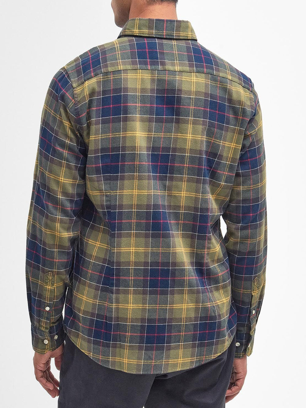 Camicia Casual Barbour Fortrose Tailored da Uomo - Verde