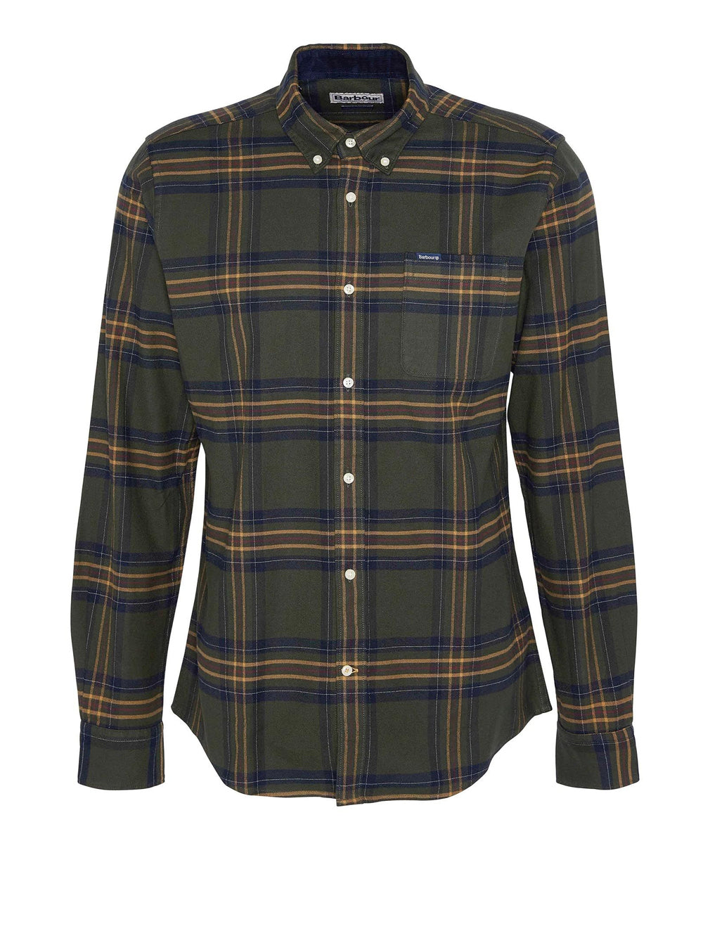 Camicia Casual Barbour Portdown Tailored da Uomo - Verde