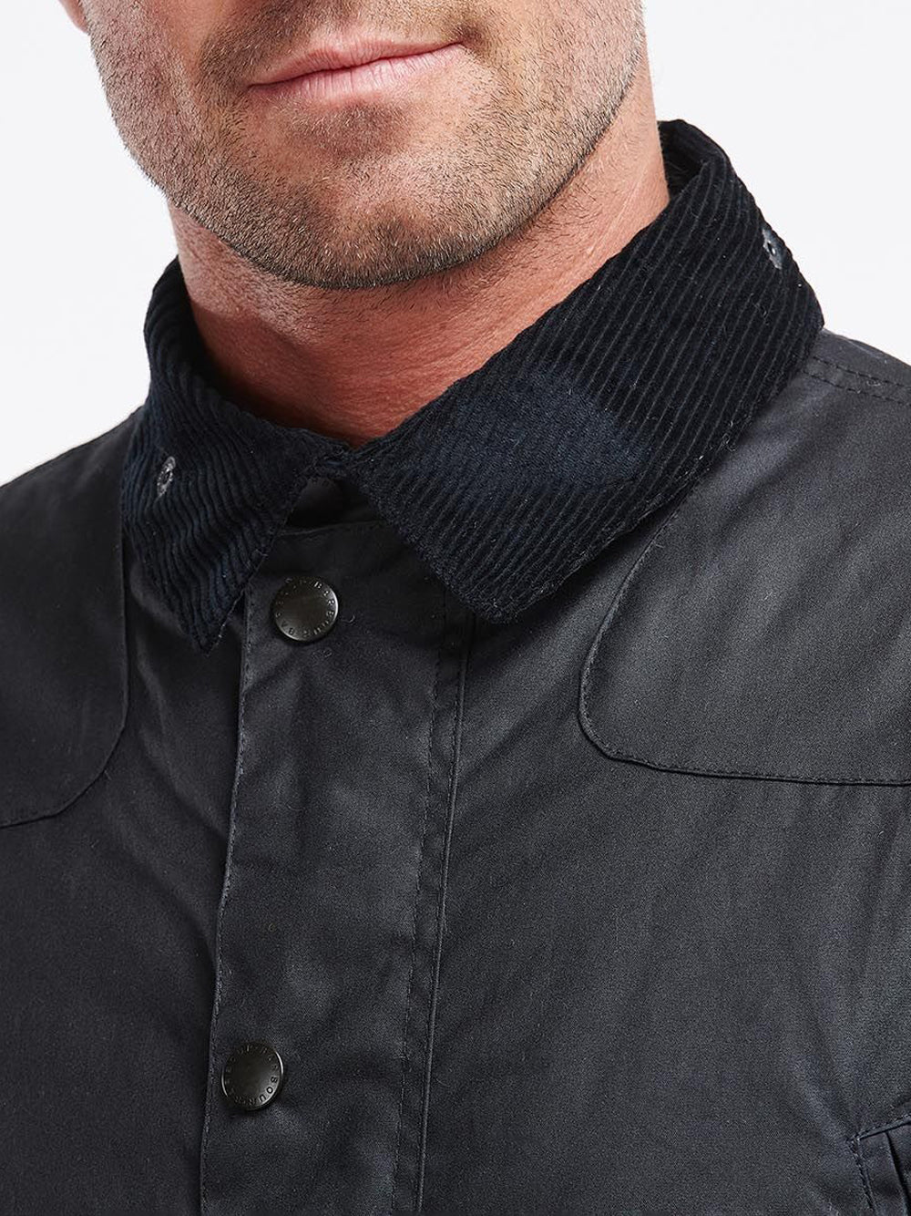 Giubbotto Barbour Reelin Wax da Uomo - Blu