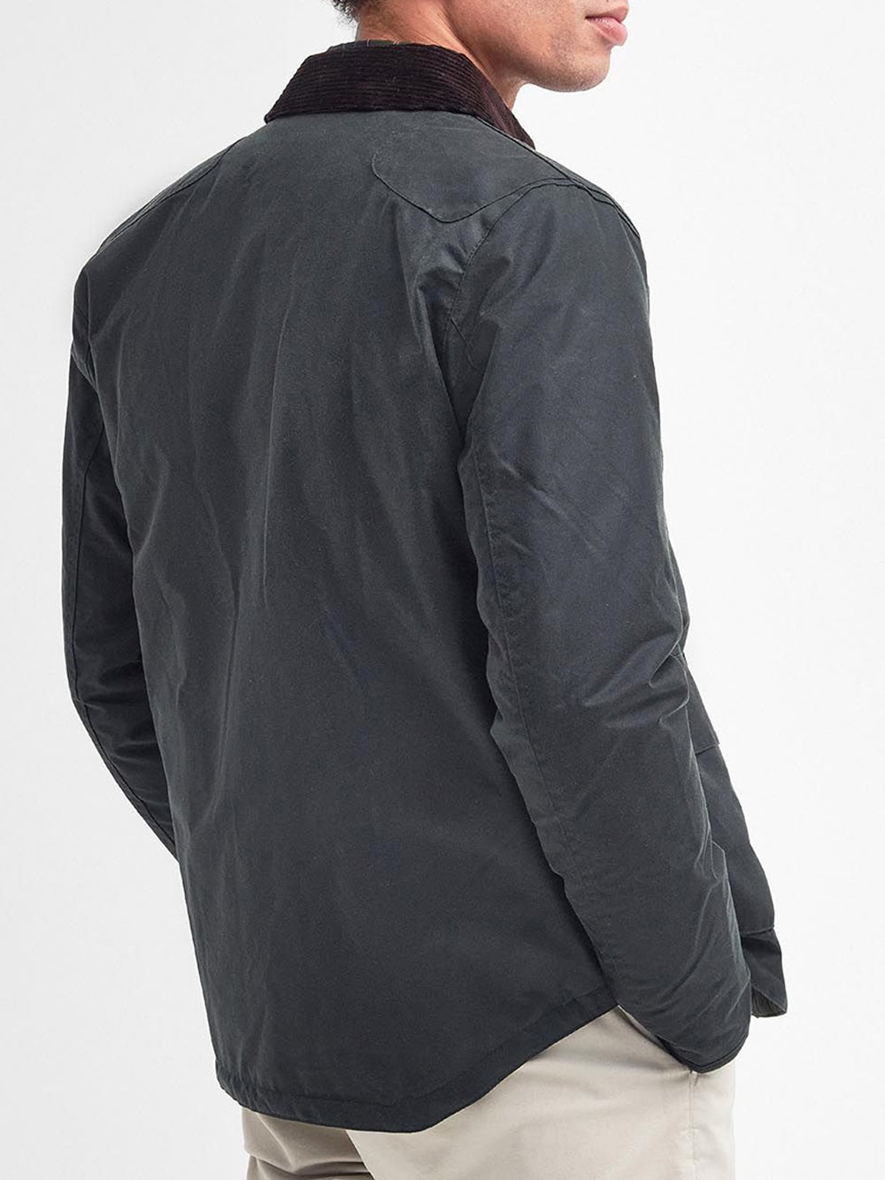 Giubbotto Barbour Reelin Wax da Uomo - Verde