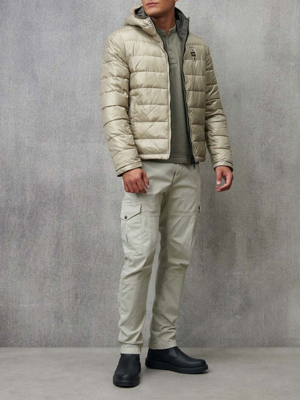 Piumino Blauer Ballard da Uomo - Verde