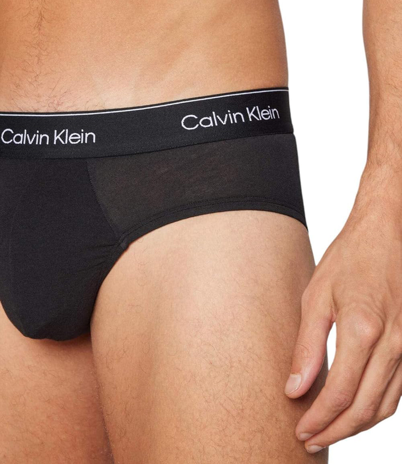 Calvin Klein Slip Uomo Mod. 000NB3962A 3PACK TM6 Black Nero