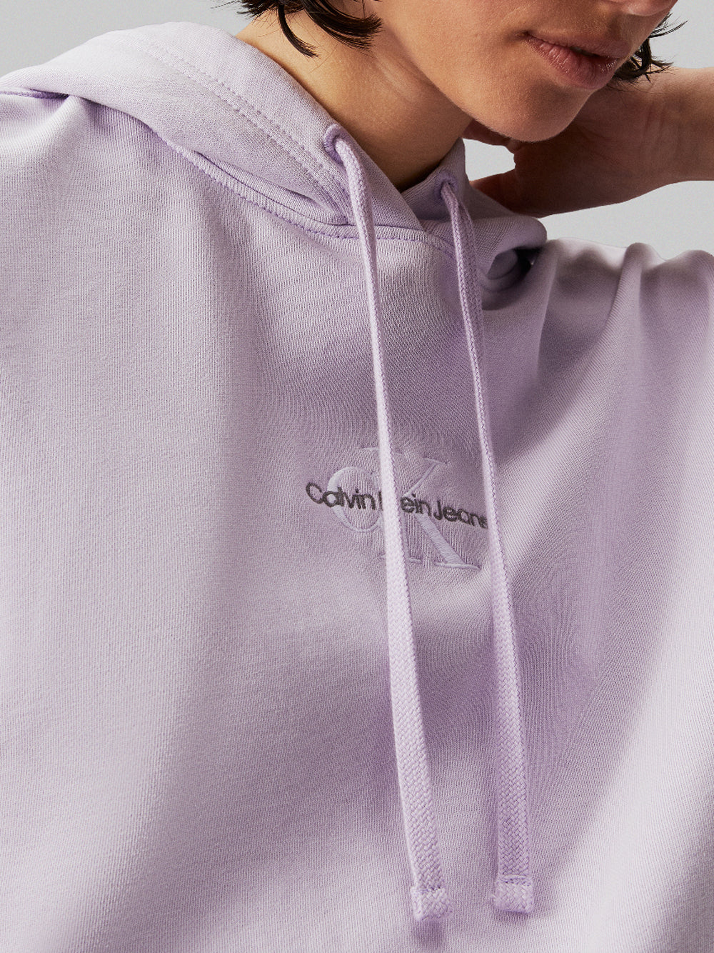 Calvin Klein Calvin Klein Jeans Felpa Washed Monologo Regu Donna Mod. J20J223534 VFR Pastel Lilac