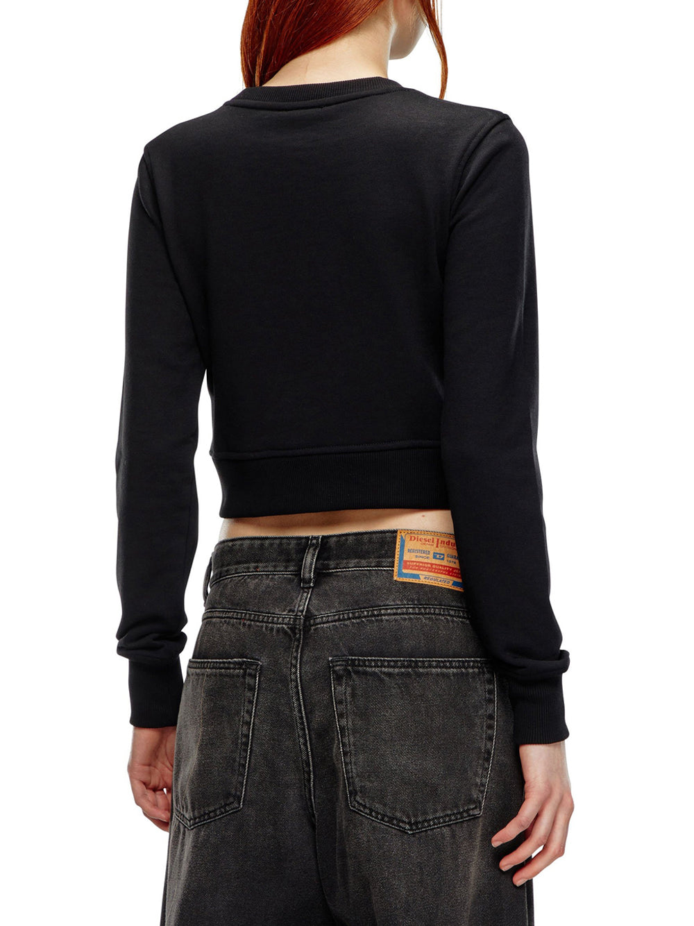 Felpa Diesel Slimmy da Donna - Nero