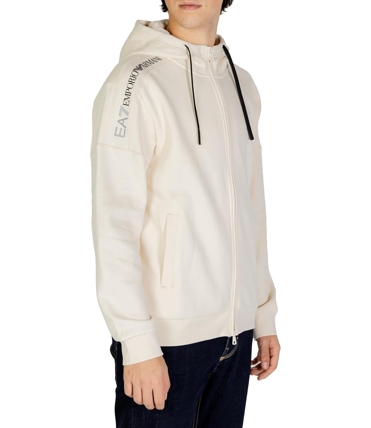 Ea7 Emporio Armani Felpa Uomo Mod. 6DPM14-PJVTZ 1713 Whitecap Gray