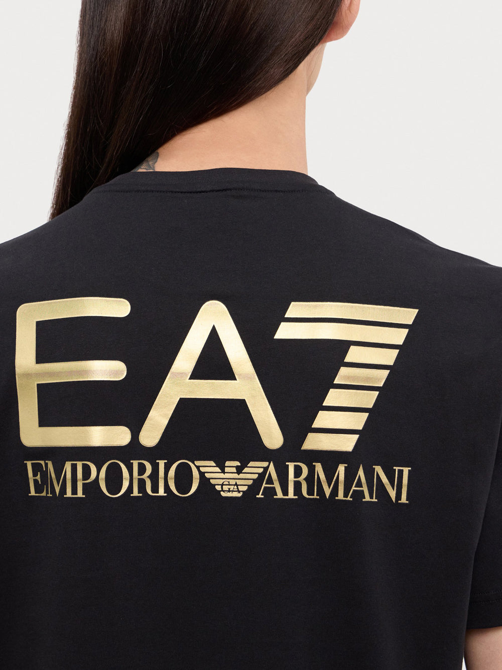 Ea7 Emporio Armani T-shirt Uomo Mod. 6DPT06-PJFFZ 1200 Black Nero