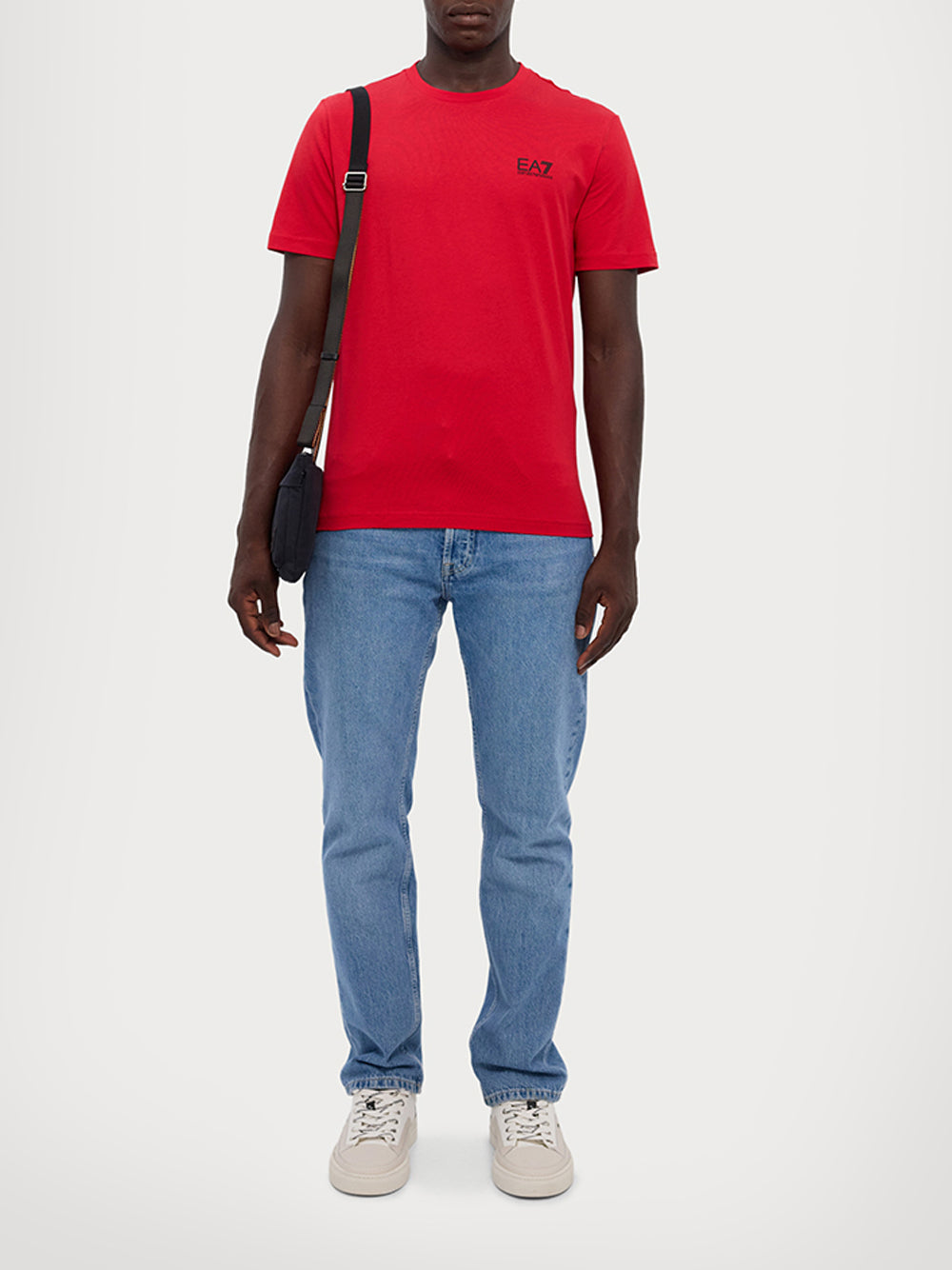 Ea7 Emporio Armani T-shirt Uomo Mod. 8NPT25-PJVPZ 1461 Salsa