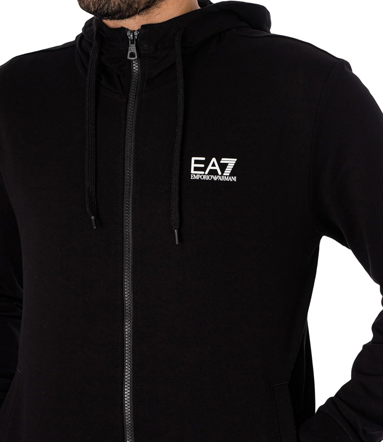 Ea7 Emporio Armani Tuta Uomo Mod. 8NPV63-PJVRZ 1200 BLACK Nero