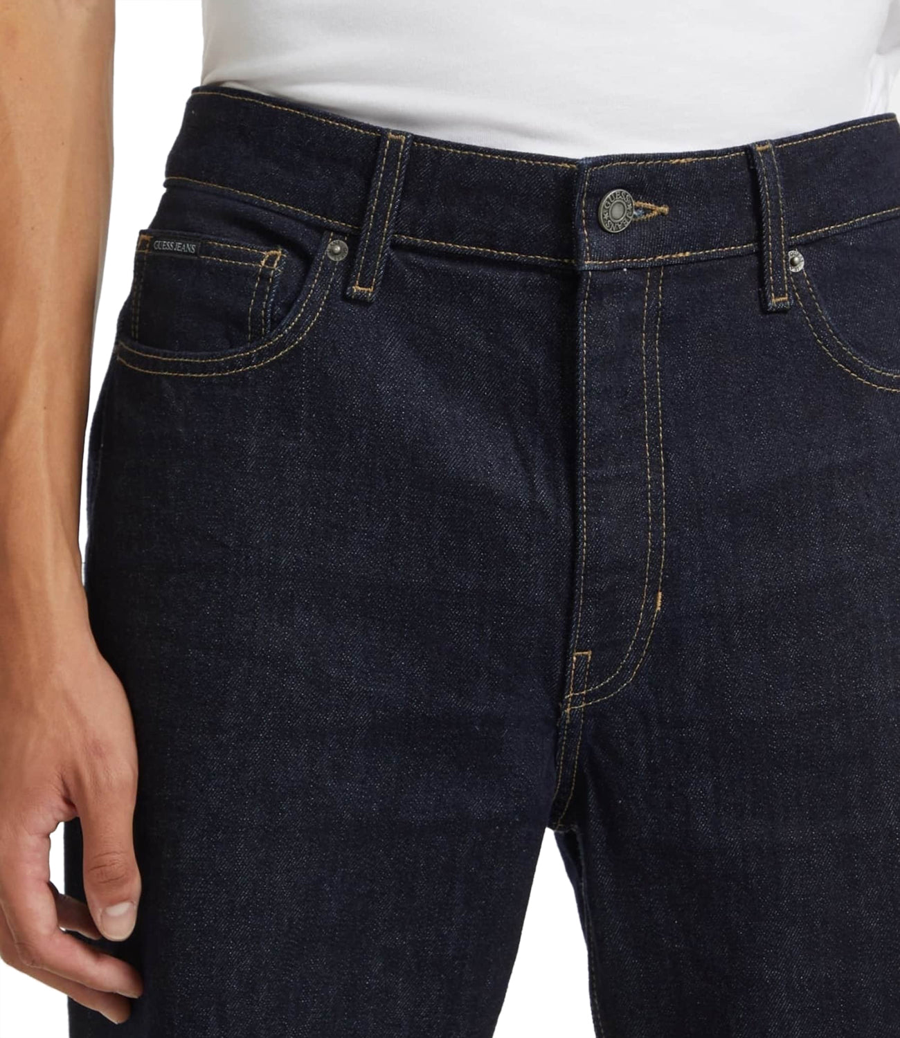 GUESS JEANS Jeans Uomo Mod. M4BAB3 D5EJ2 GJRI Denim Blu
