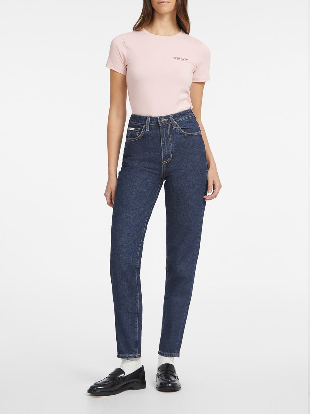 GUESS JEANS Jeans Donna Mod. W4YA0D D5CC2 D4RW Denim Blu