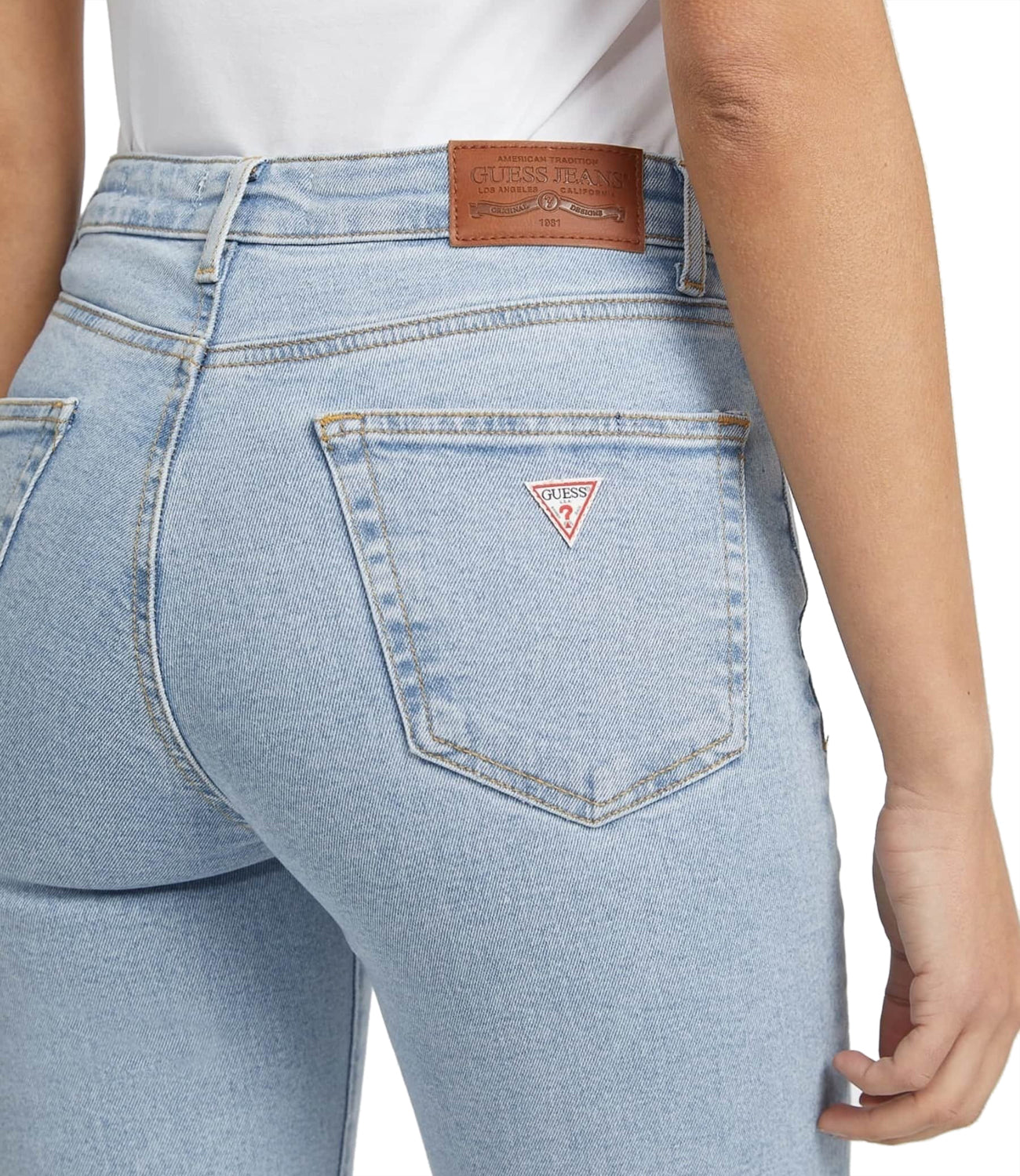 GUESS JEANS Jeans Donna Mod. W4YA92 D5CB3 L1GW Denim Blu