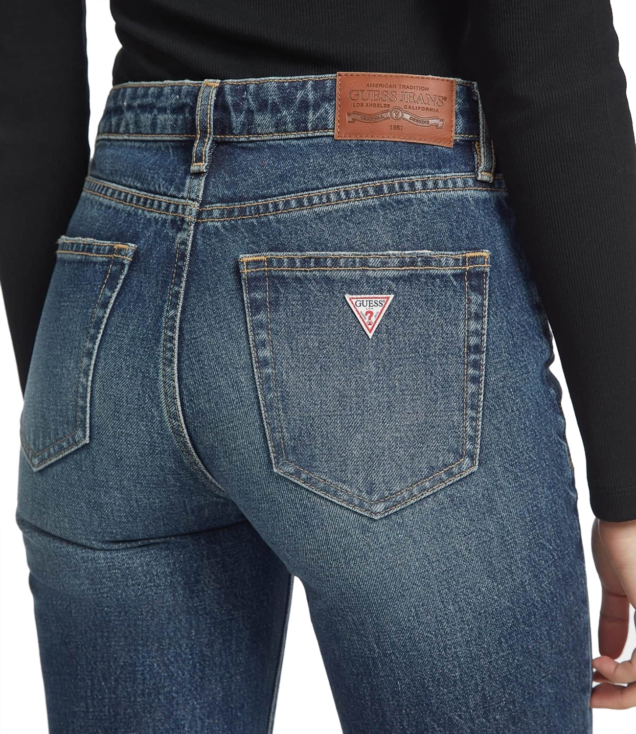 GUESS JEANS Jeans Donna Mod. W4YA98 D5FC1 GJEW Denim Blu