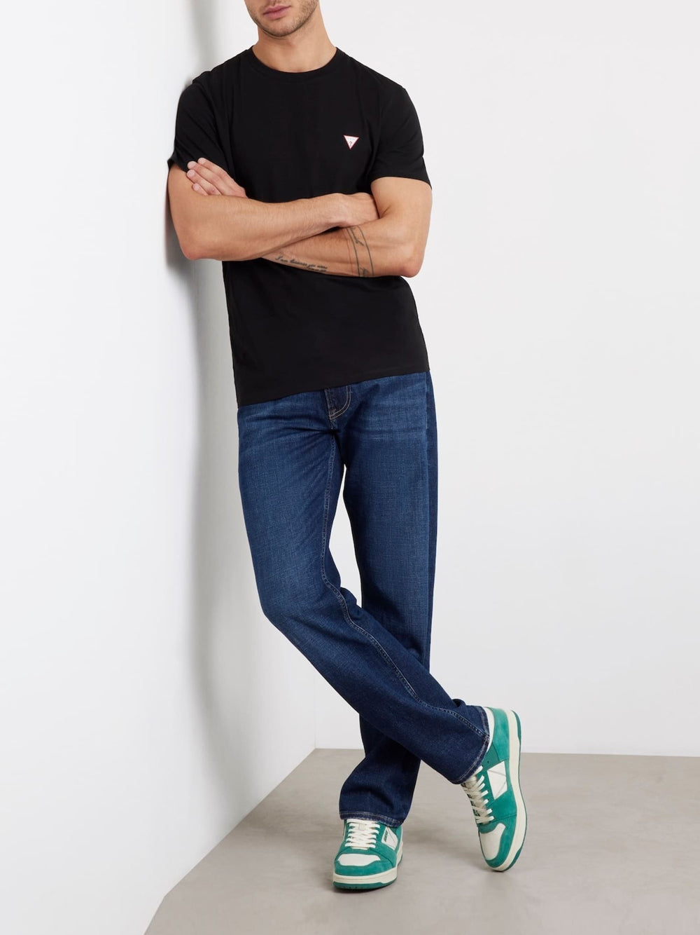 Guess Jeans Uomo Mod. M4YAN2 D5DI2 3T3R Denim Blu