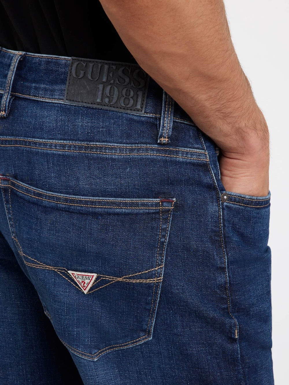 Guess Jeans Uomo Mod. M4YAN2 D5DI2 3T3R Denim Blu