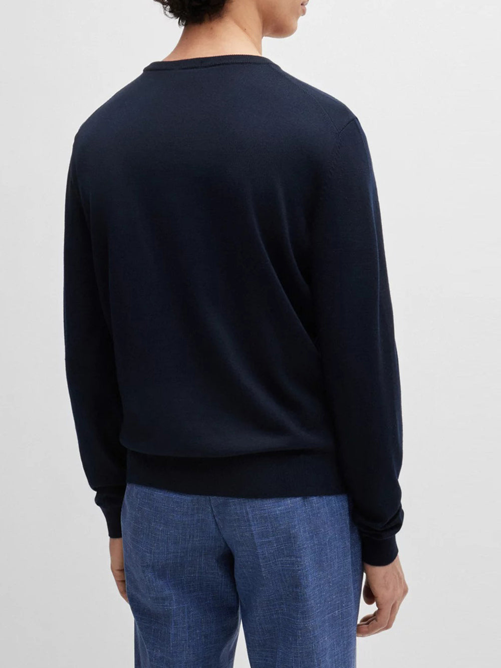 Pullover Hugo Boss Botto da Uomo - Blu