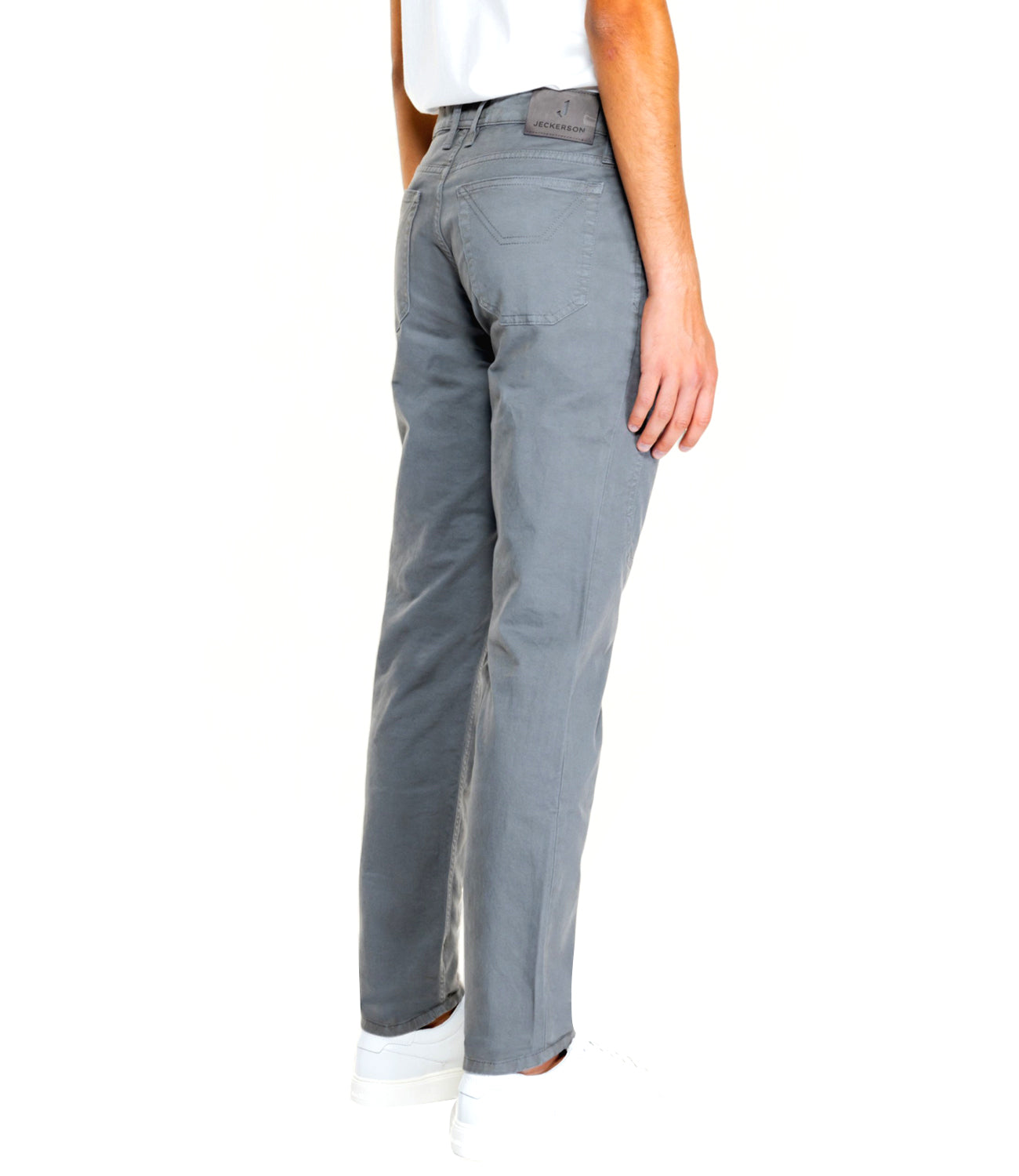 Jeckerson Pantalone 5 Tasche Uomo Mod. PA077 JOHNGABA001 6002 Grigio