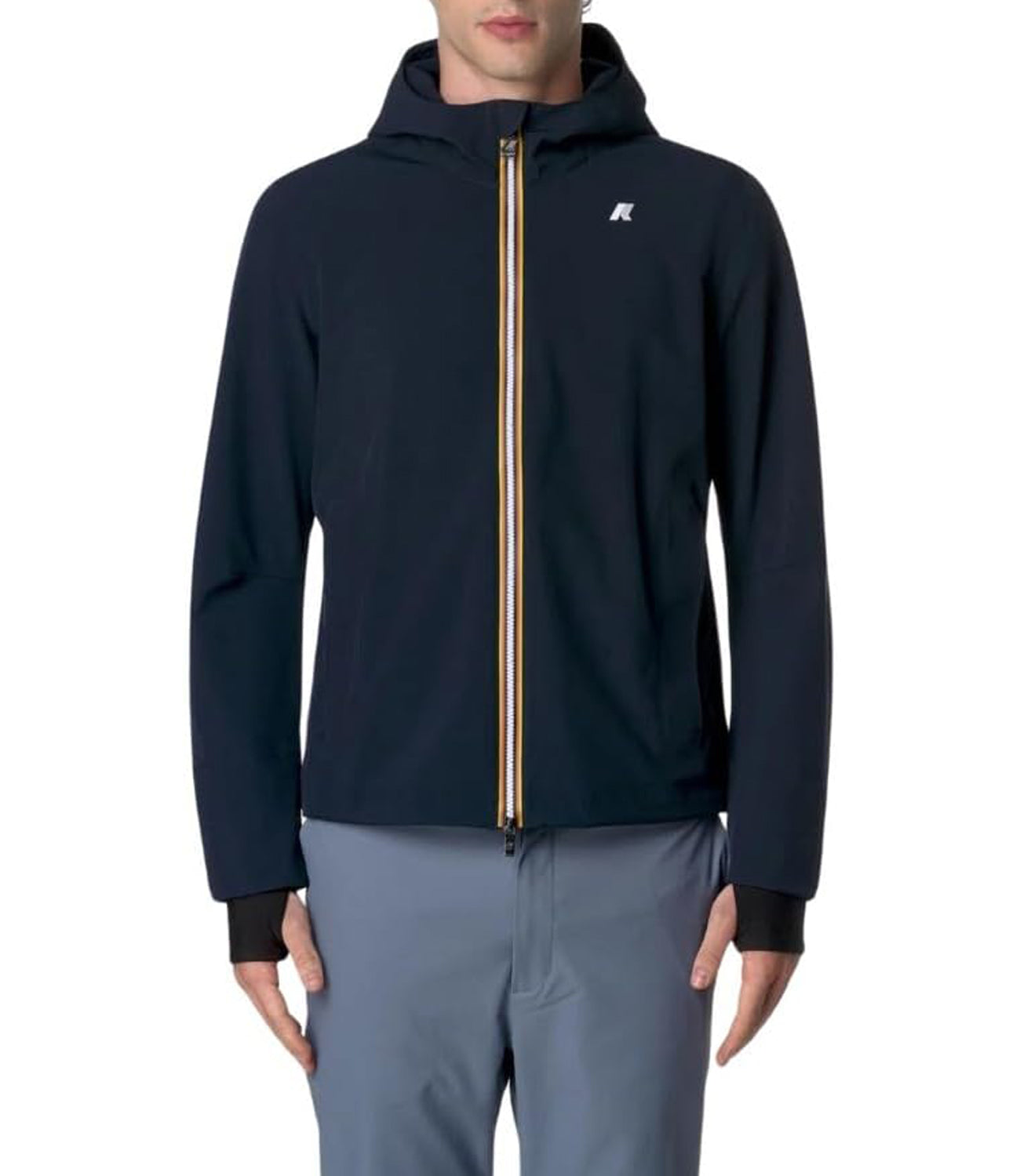 K-Way Giubbino Jacko Bonded Uomo Mod. K6131BW A2B Blue Depth-Blue Dept