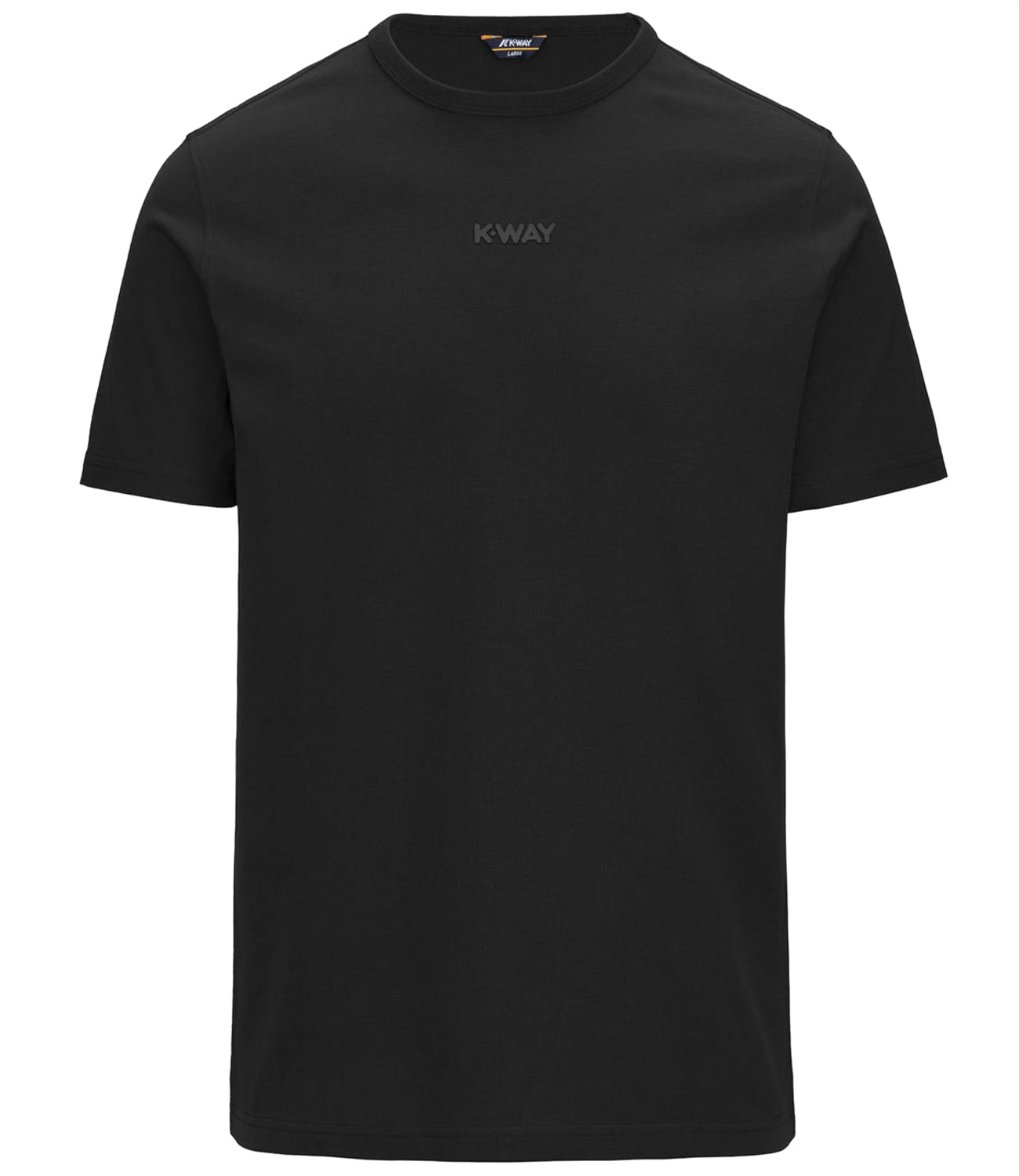 K-Way T-shirt Odom Js Peach Lettering Uomo Mod. K7124ZW USY Black pure Nero