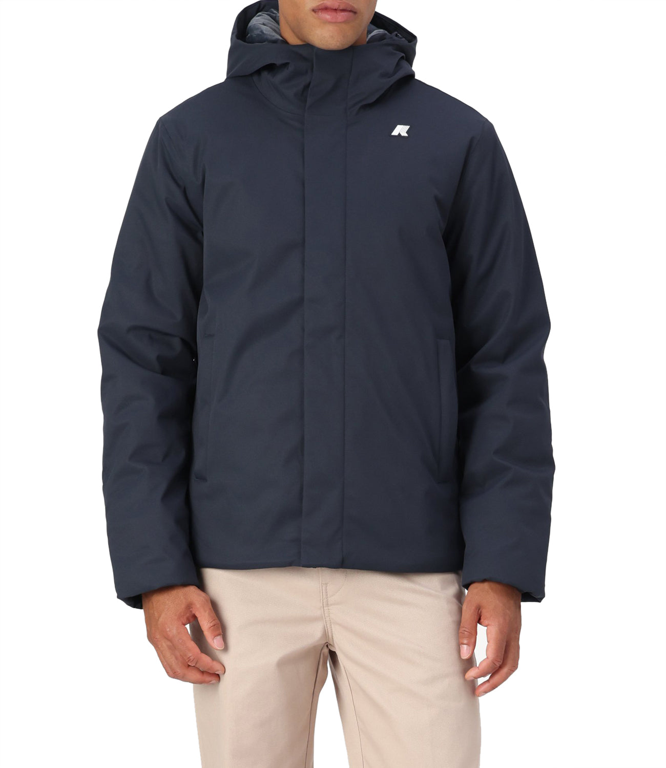 K-Way Giubbino Jacko Twill Marmotta Uomo Mod. K8133DW AL9 Blue D-Blue A