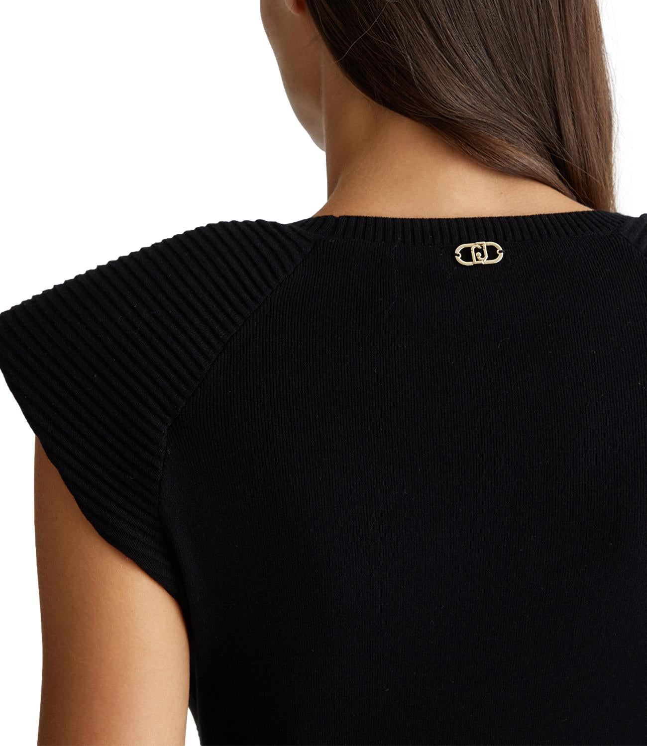 Liu Jo Liu Jo Vestito Ecs Abito Maglia Donna Mod. WF4012MS99E 22222 Nero