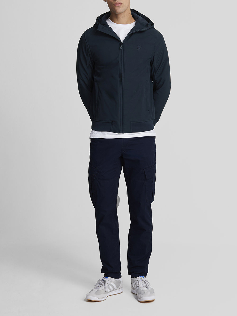 Lyle & Scott Lyle & Scott Giubbino Tonal Fleece Back Softshell Uomo Mod. JK2110TON Z271 Dark navy Blu