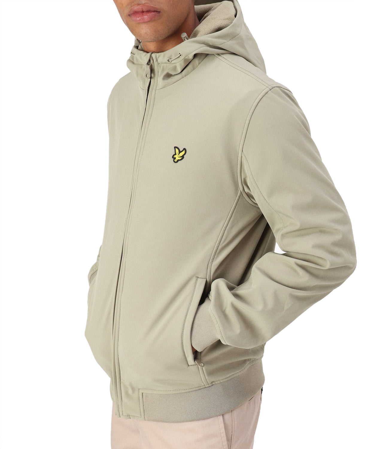 Lyle & Scott Lyle & Scott Giubbino Fleece Back Softshell Jacket Uomo Mod. JK2110V X309 Sage Uniform