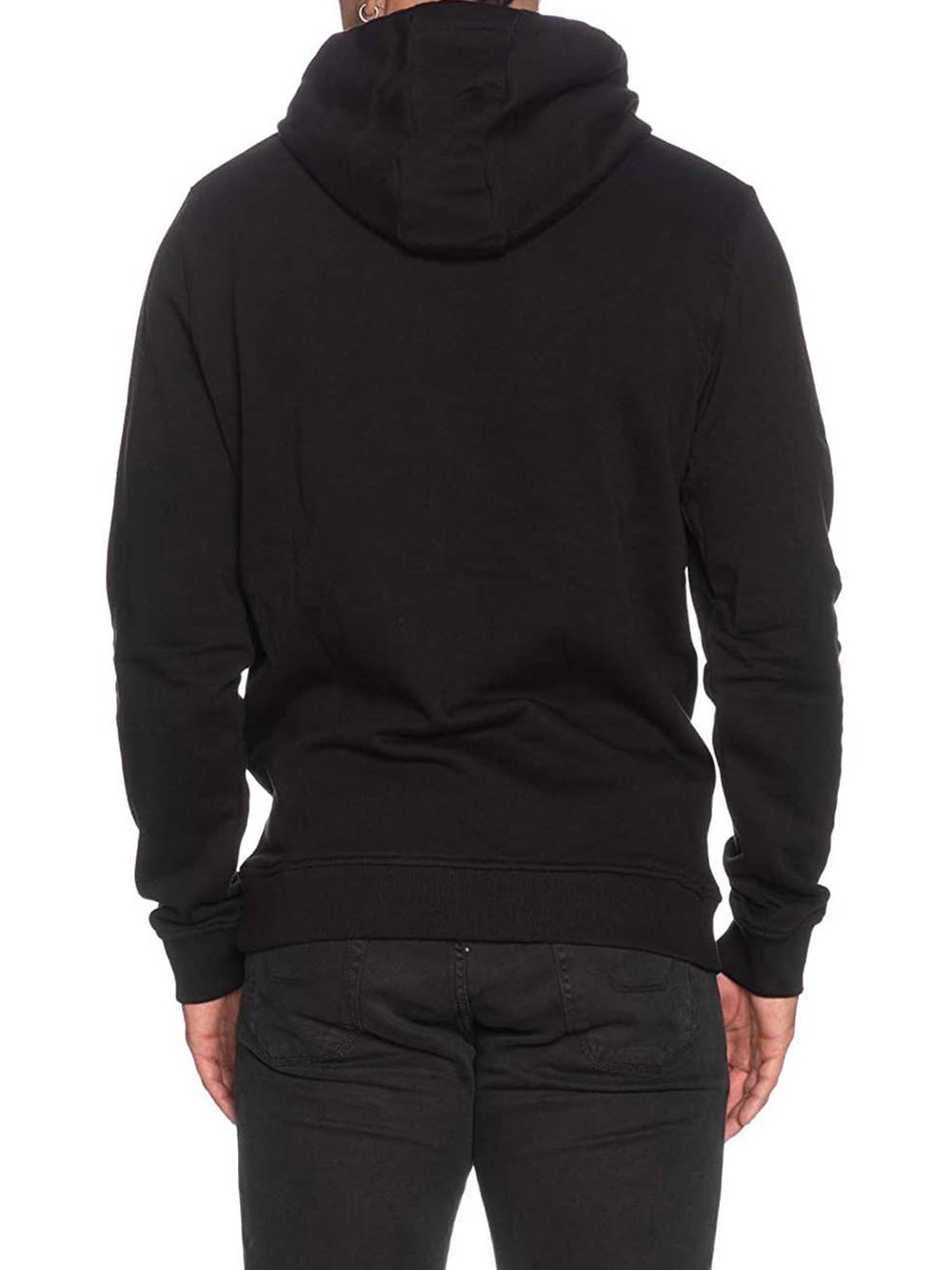 Lyle & Scott Felpa Cappuccio Lyle & Scott Brushed Back da Uomo - Nero