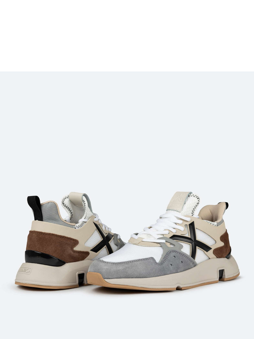 Sneakers Munich Clik da Uomo - Bianco