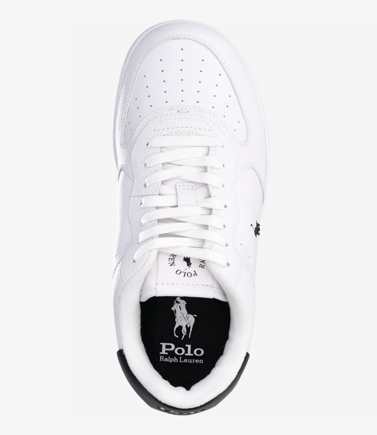 Ralph Lauren Polo Ralph Lauren Sneakers Smooth/Grny Lth-Masters Crt-Sk-Ltl Uomo Mod. 809891791 MASTERS CRT 003 WHITE Bianco