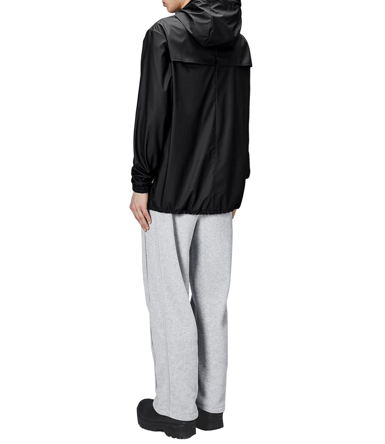 Rains Impermeabile Unisex Mod. STORM BREAKER 18370 01 Black Nero