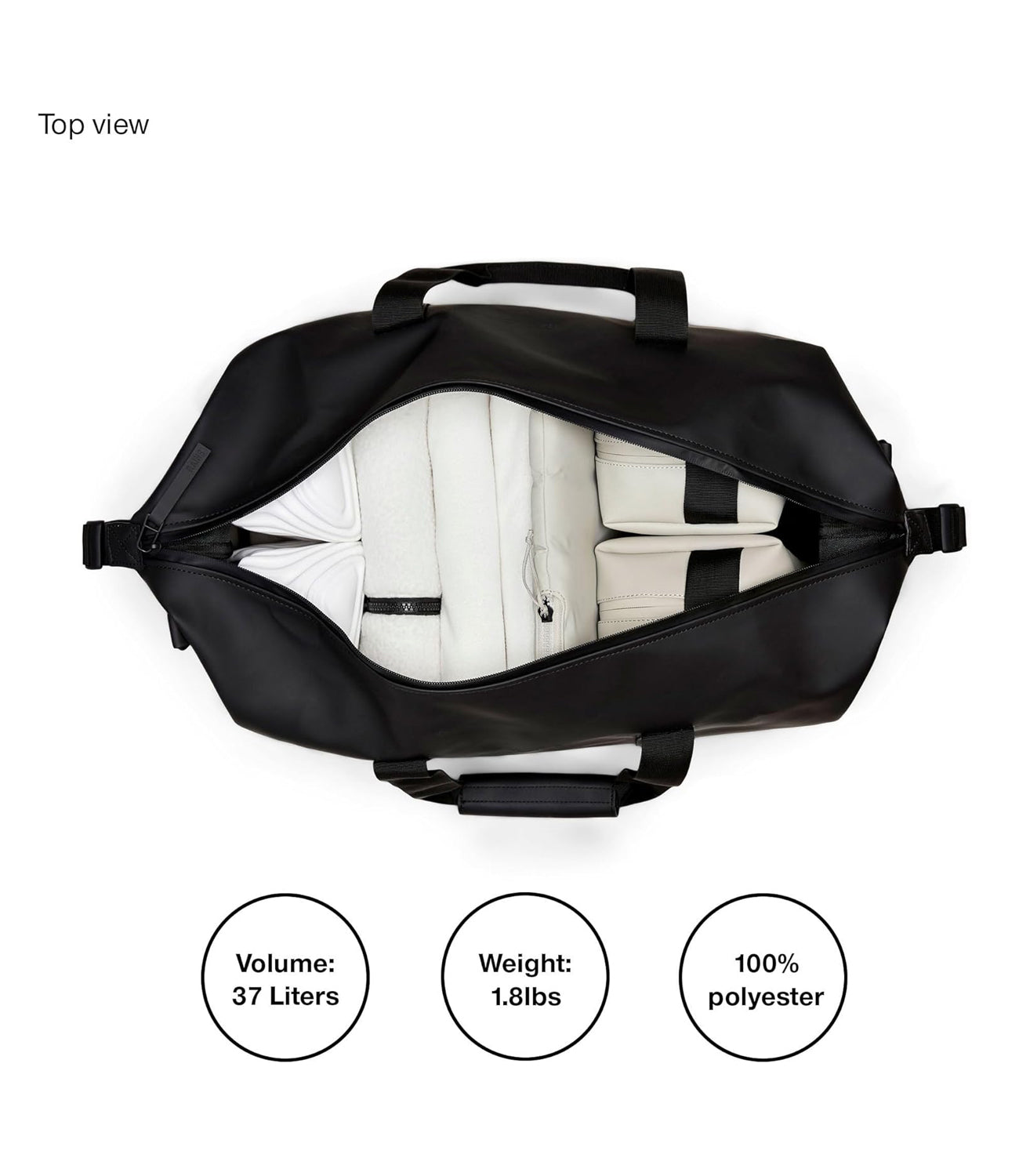 Rains Borsa Unisex Mod. WEECKEND BAG 14200 03 Green Verde