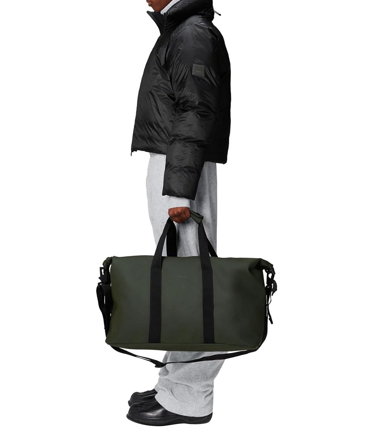 Rains Borsa Unisex Mod. WEECKEND BAG 14200 03 Green Verde