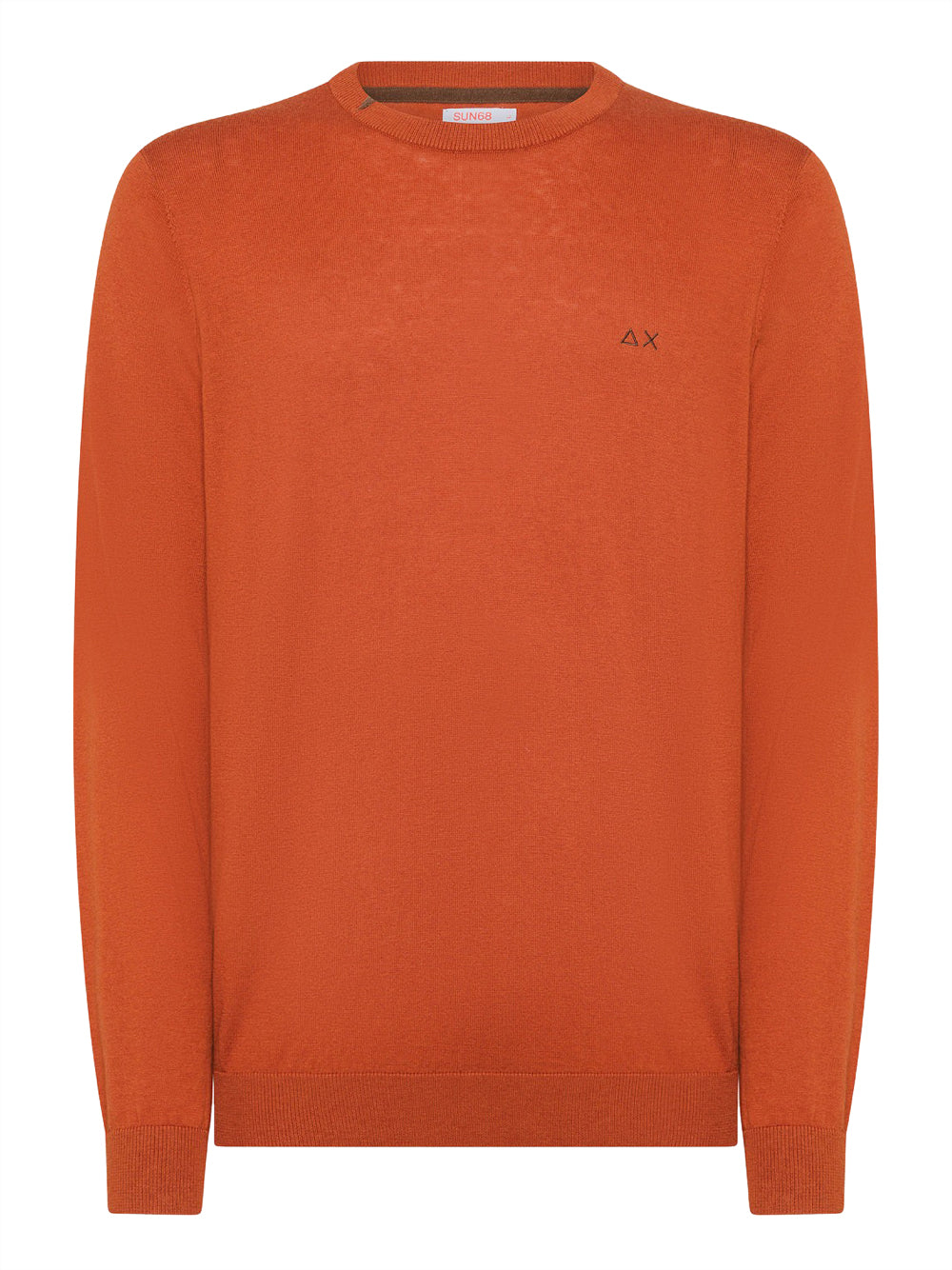 Pullover Sun68 Round Solid da Uomo - Arancione