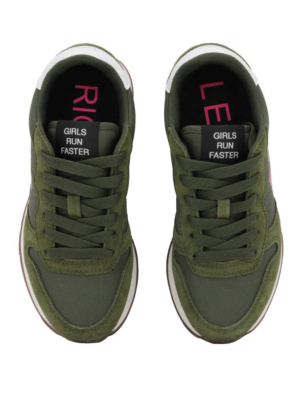 Sun68 Sneakers Ally Solid Nylon Donna Mod. Z44201 74 Militare Scuro