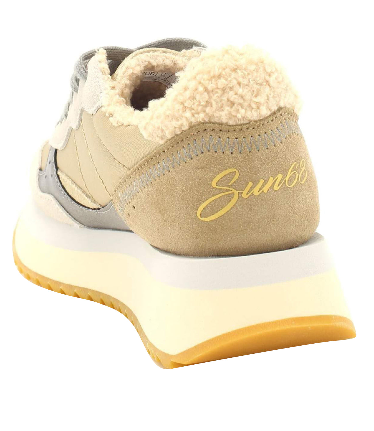 Sun68 Sneakers Big Ally Winter Donna Mod. Z44213 31 Bianco Panna
