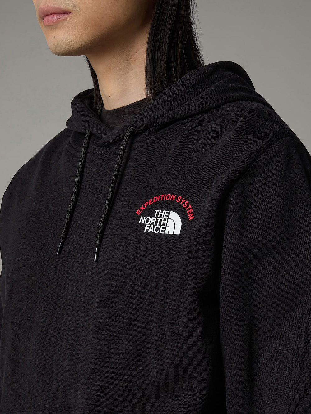 Felpa Cappuccio The North Face Expedition da Uomo - Nero