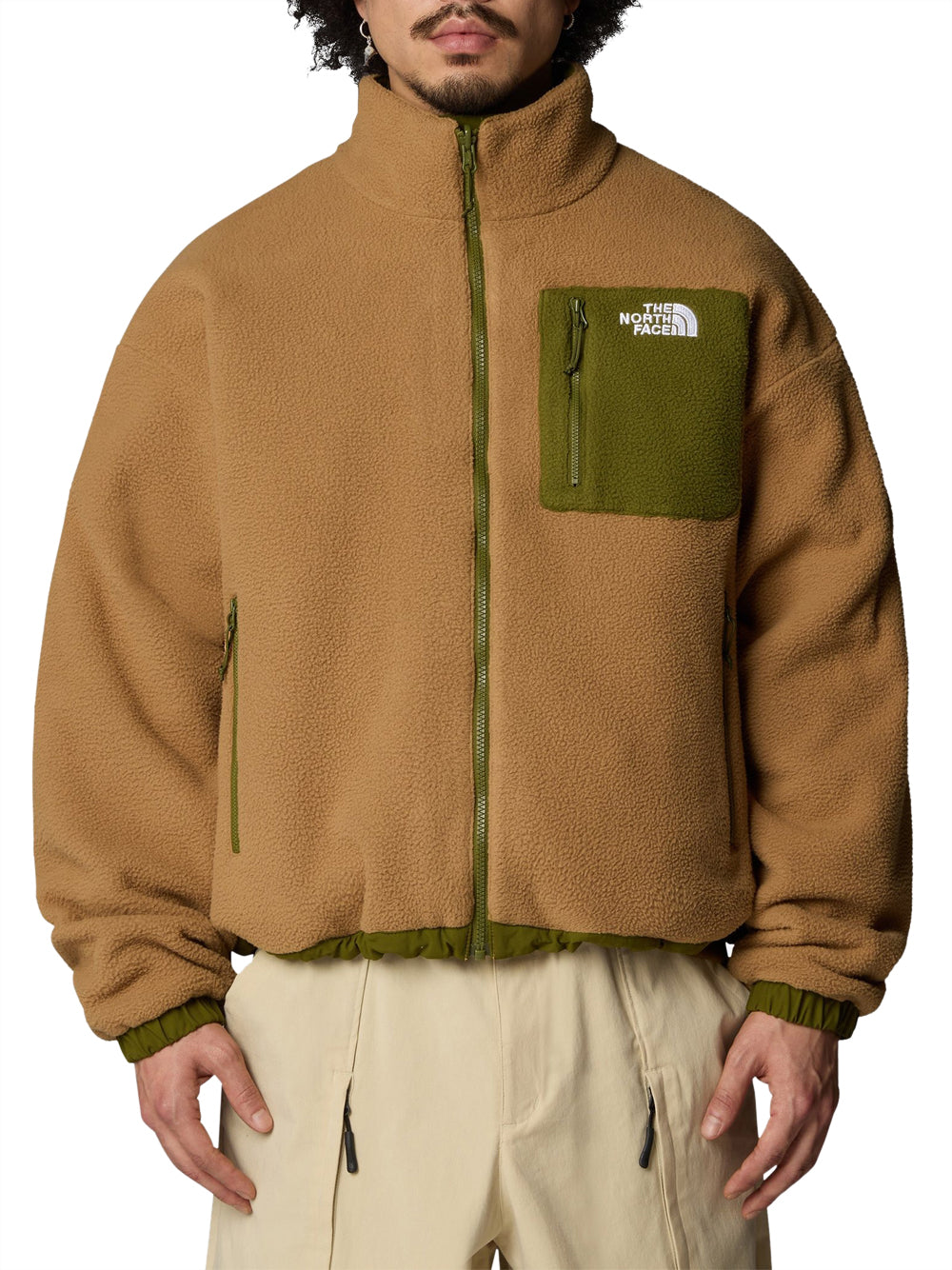 Giubbino The North Face Yumiori Reversible da Uomo - Verde