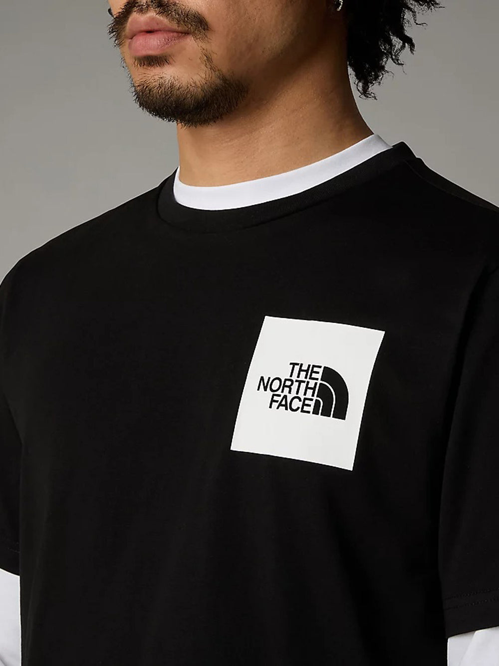 T-shirt The North Face Fine da Uomo - Nero