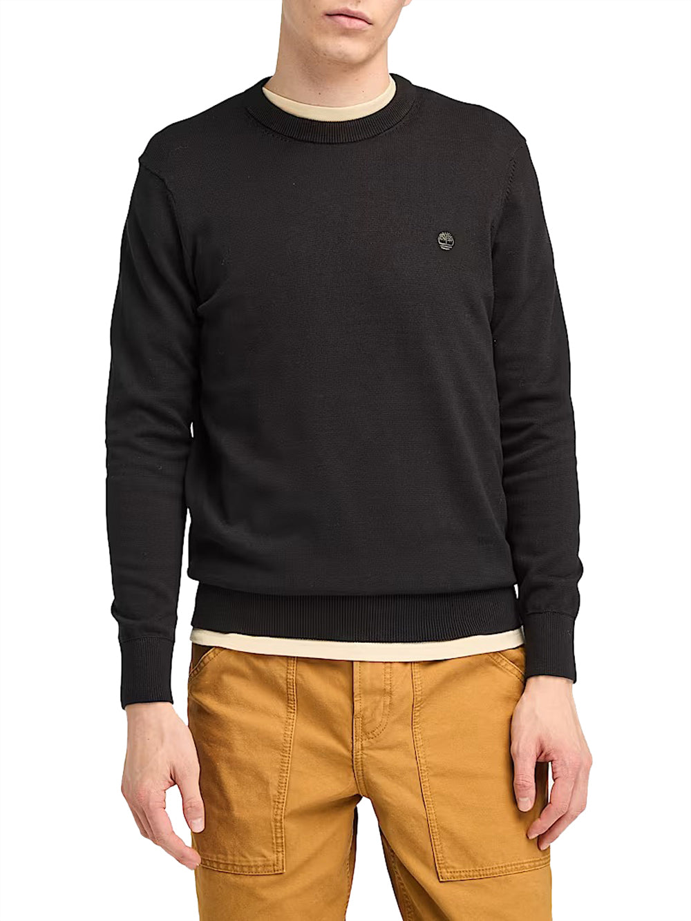 Pullover Timberland Cotton da Uomo - Nero