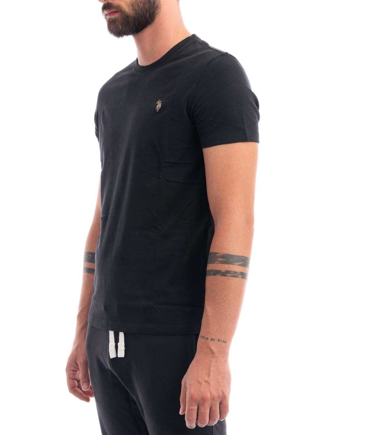 U.S. Polo Assn. U.S. Polo Asssn. T-shirt T-Shirts M.C. O 3/4 Uomo Mod. 154003-000398 199 Nero
