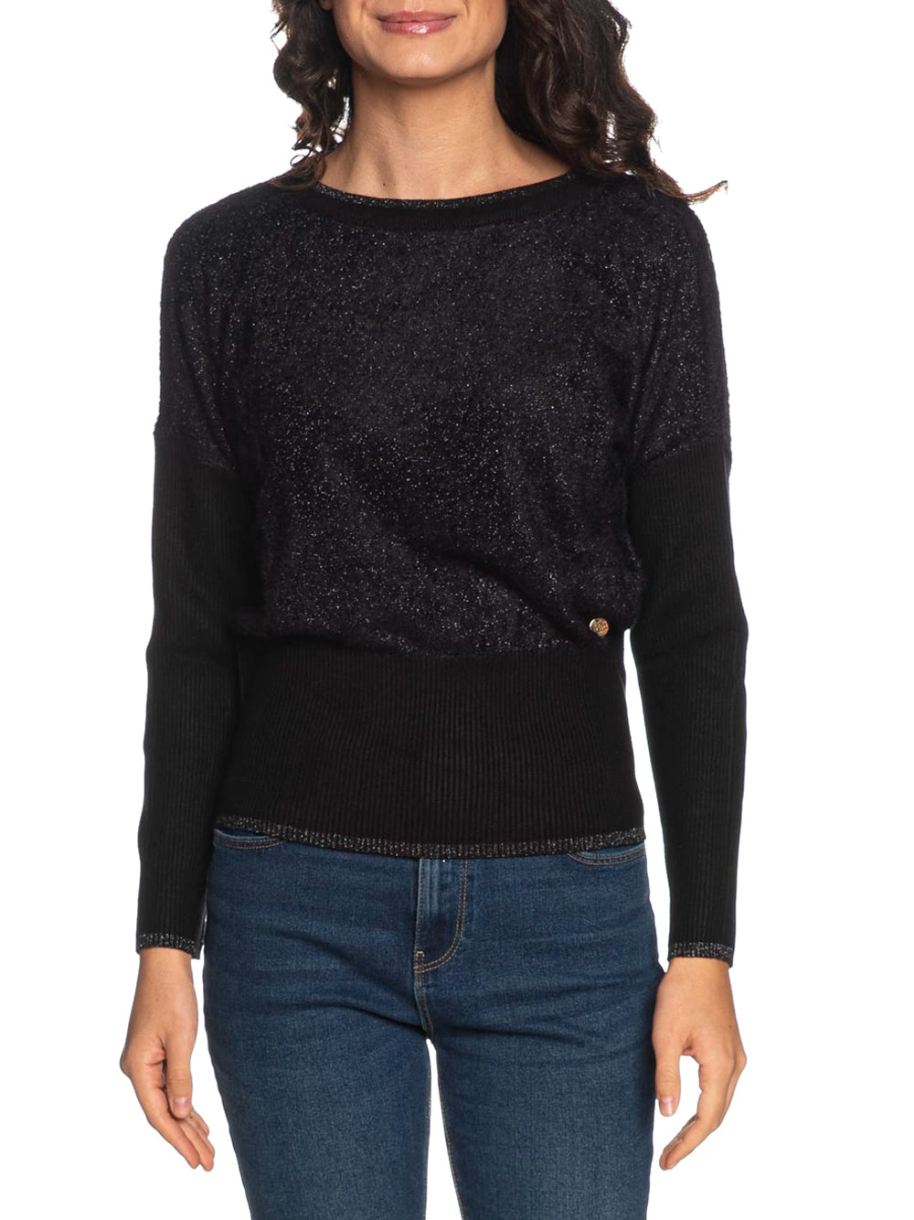 Pullover Yes Zee da Donna - Nero